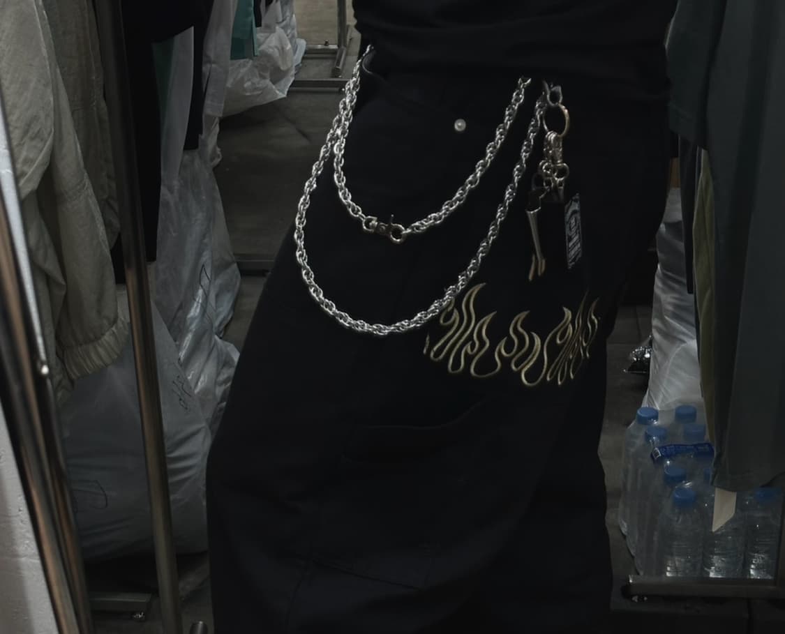 New🖤Too long chain- 뒤져버리는 바지 체인 상품이미지2