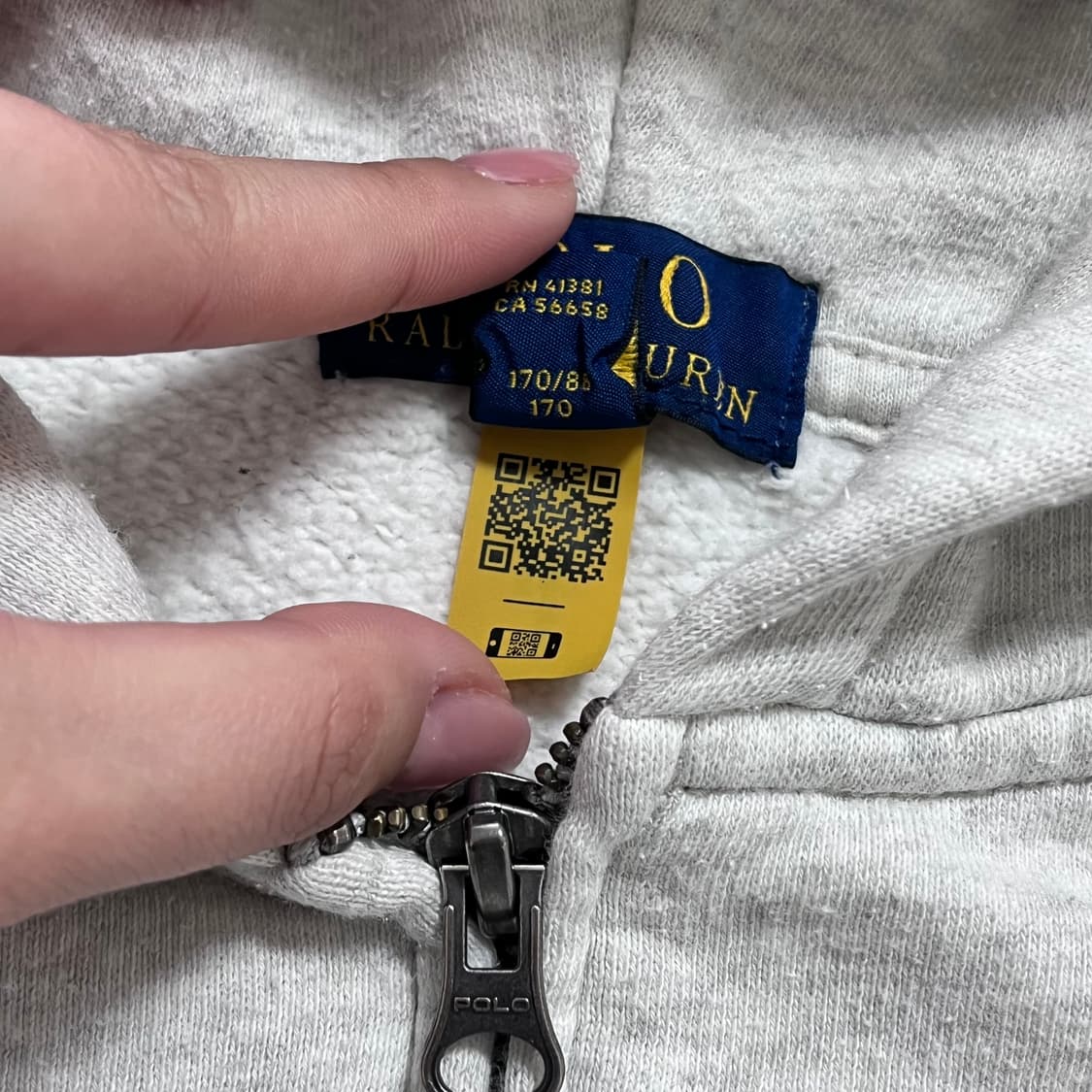 [정품] 폴로 그레이 / 네이비포니 기모 후집 [ XL ] 상품이미지6