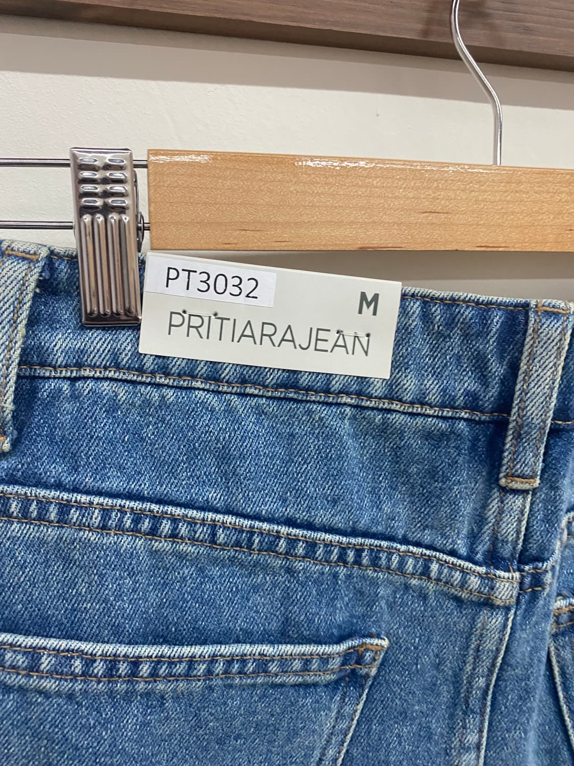 [택달린새제품]데님 스커트 청치마 M 상품이미지3