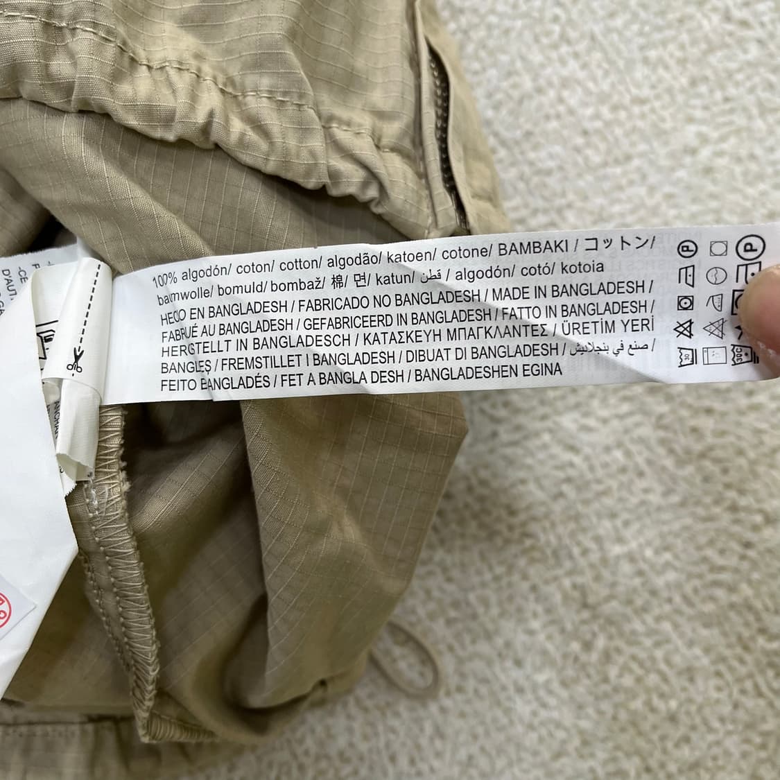 M 자라 여성 후드 크롭 조끼 0401M 상품이미지3