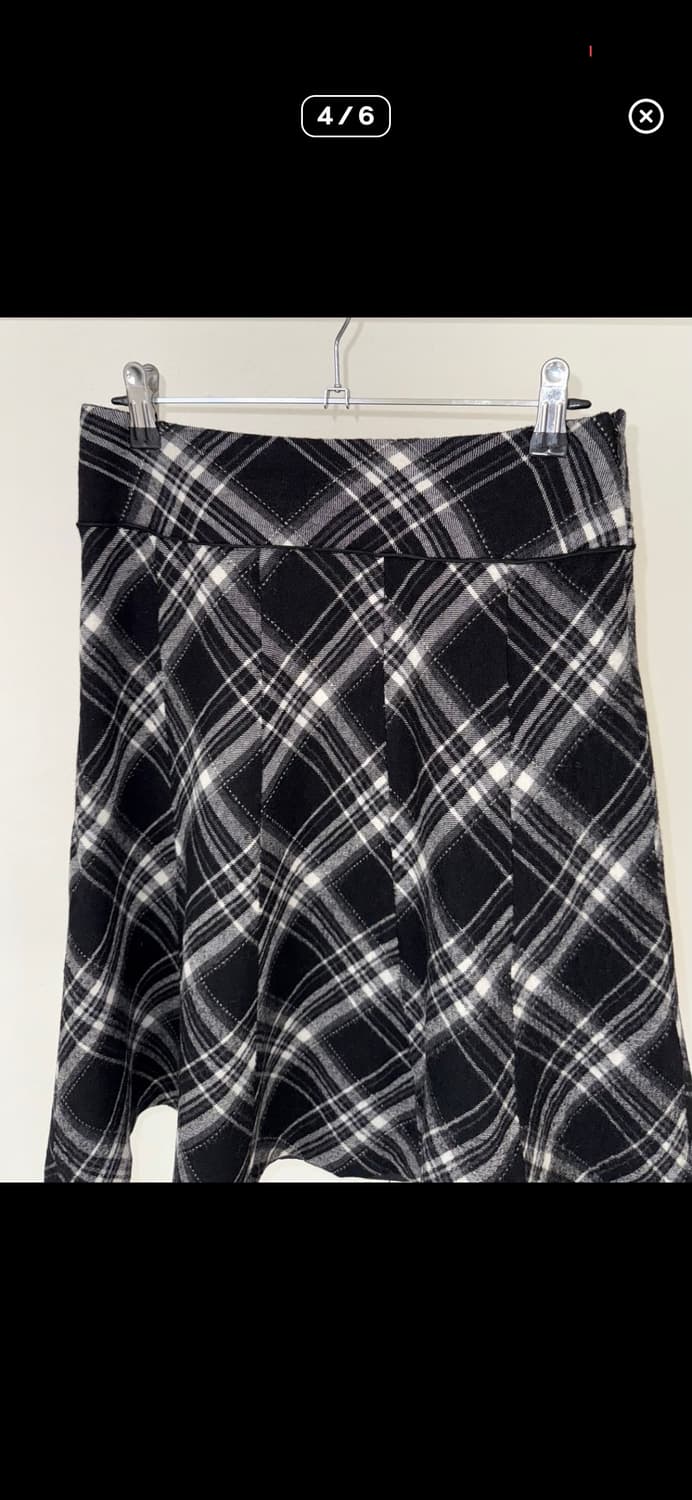피쉬룸 빈티지 빈티지 체크 울스커트/ 구매가 32,000 상품이미지6