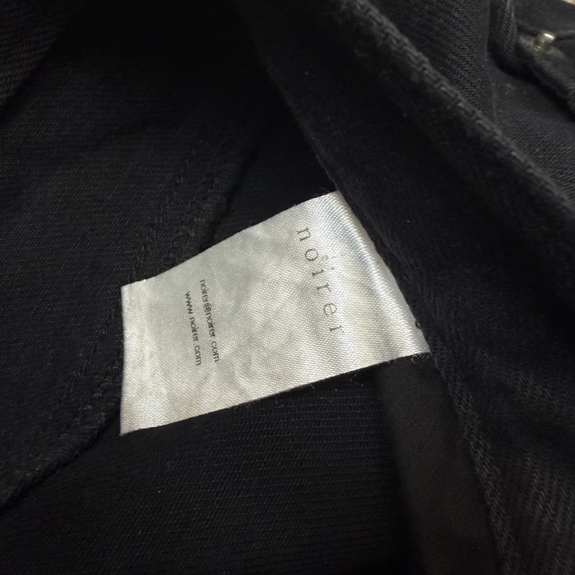 noirer 노이어 부츠컷 블랙데님 50  상품이미지5