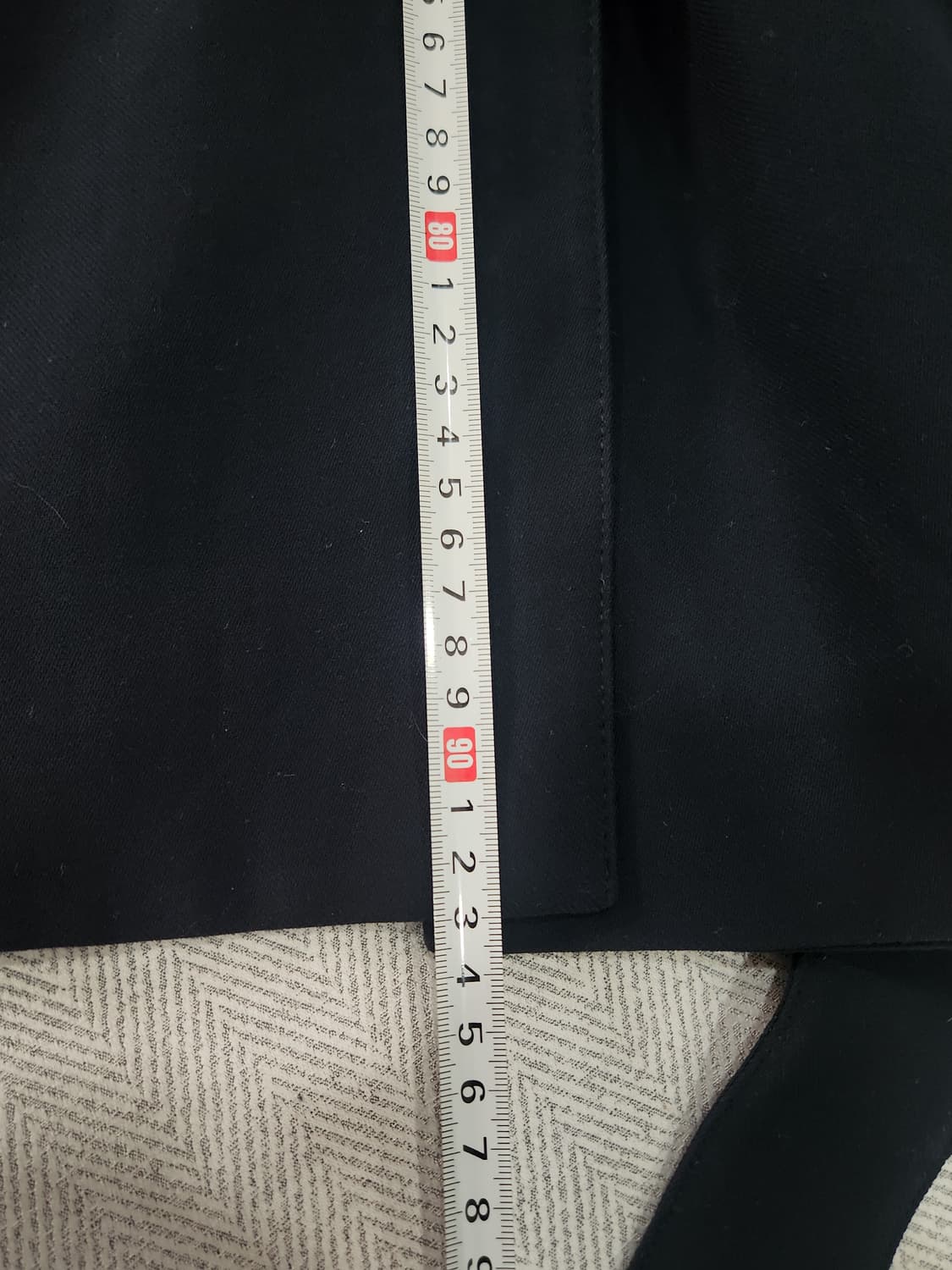 [66] 나인식스뉴욕 96 차르르 트렌치 코트 네이비 여성 66 상품이미지10