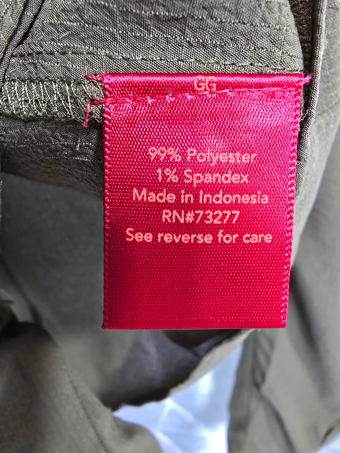 제니퍼로페즈 매듭 블라우스 카키색 (1790) 상품이미지4