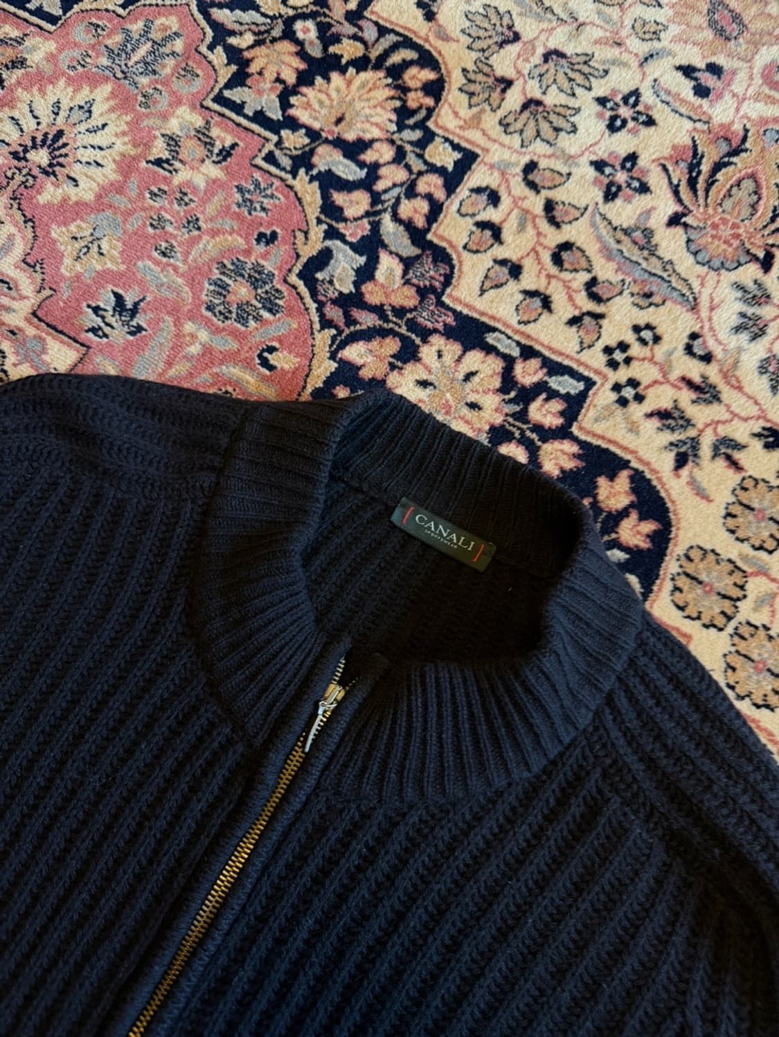 까날리 짚업 가디건 105 상품이미지3