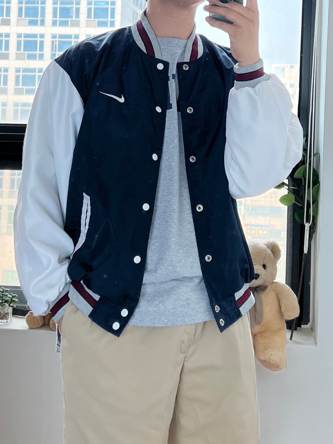 나이키 빈티지 바시티 자켓 XL 105 -110정도 상품이미지1