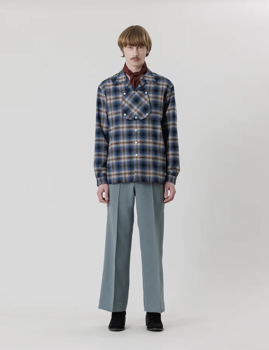 사스콰치 패브릭스 체크셔츠 상품이미지1