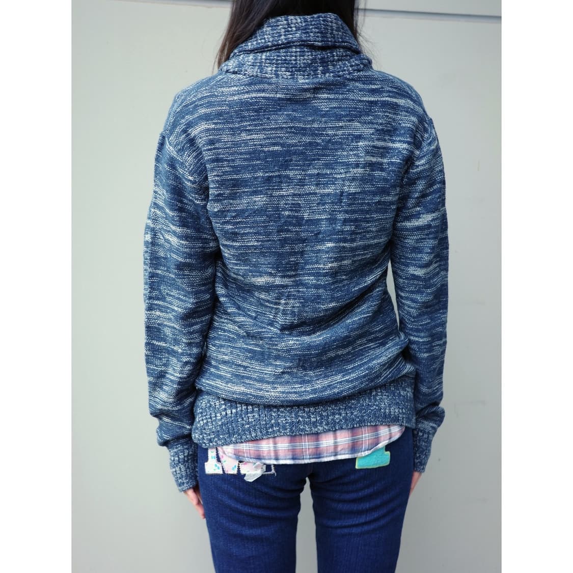 빈티지 네이비 가디건 상품이미지4