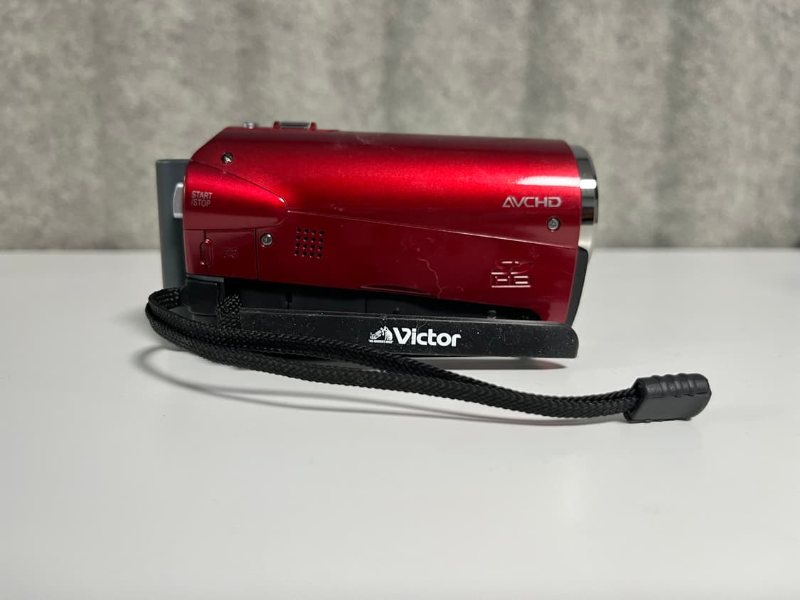 빈티지 색감 끝판/ Jvc gz hm110 빈티지 캠코더 레드 상품이미지8