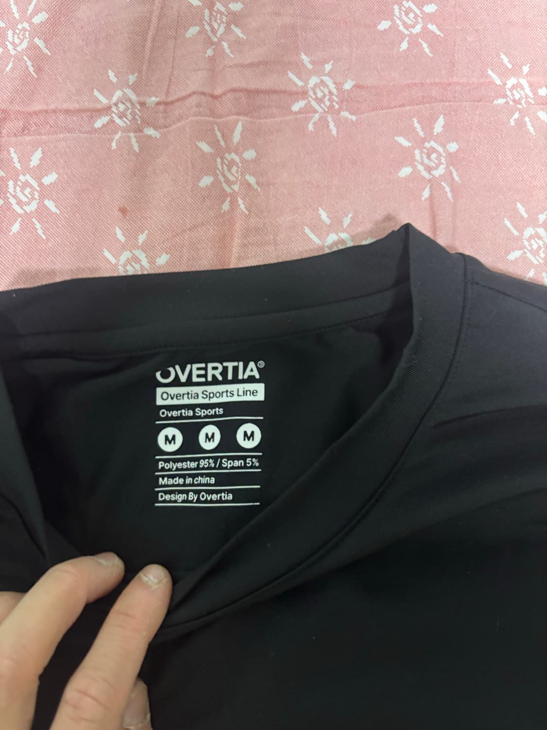 Overtia 드라이핏 반팔티 M사이즈 실착1회 새상품급 일괄판매 상품이미지3
