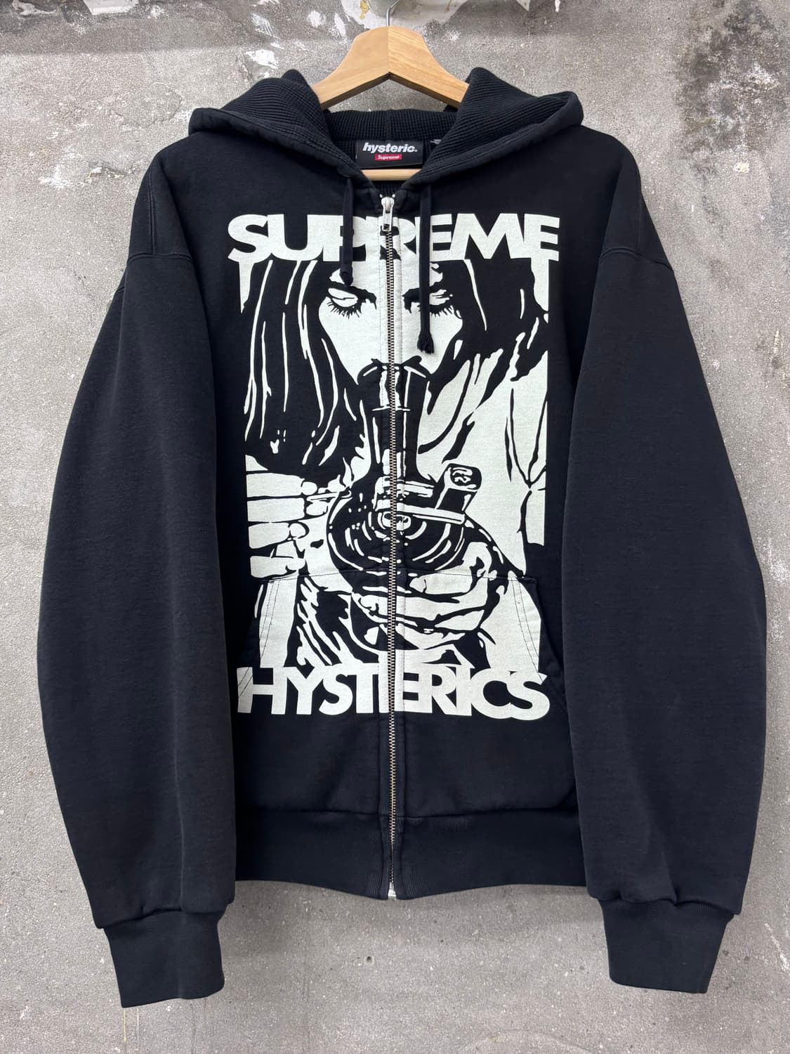 Supreme x Hysteric Glamour 써멀 라인드 후드집업 상품이미지4