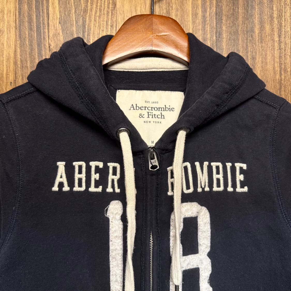 ABERCROMBIE big logo hoodie zip up 상품이미지3