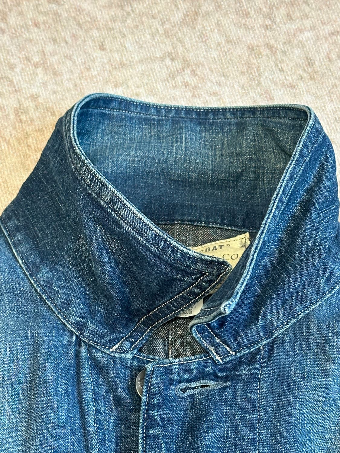 [L] RRL (더블알엘) 엔지니어 면 린넨 데님 자켓 상품이미지9