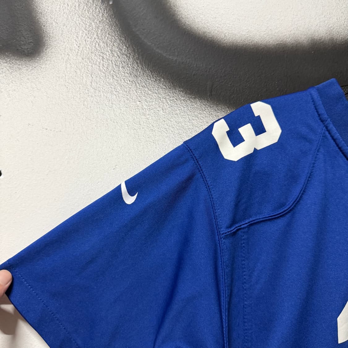 나이키 x NFL 뉴욕 자이언츠 베컴 주니어 마킹 풋볼 져지 상품이미지5