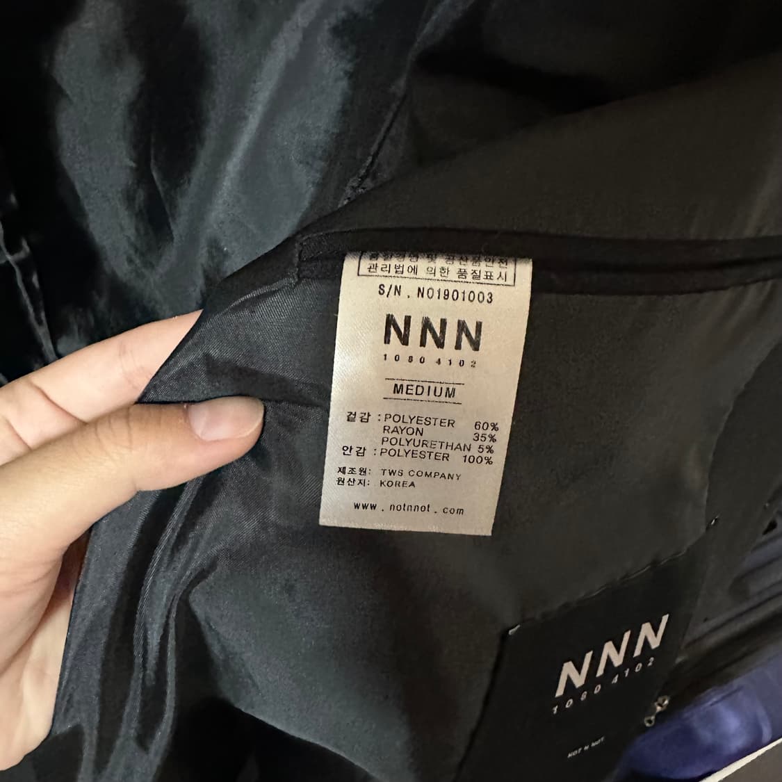 낫앤낫 세미오버 블레이저 M 상품이미지4