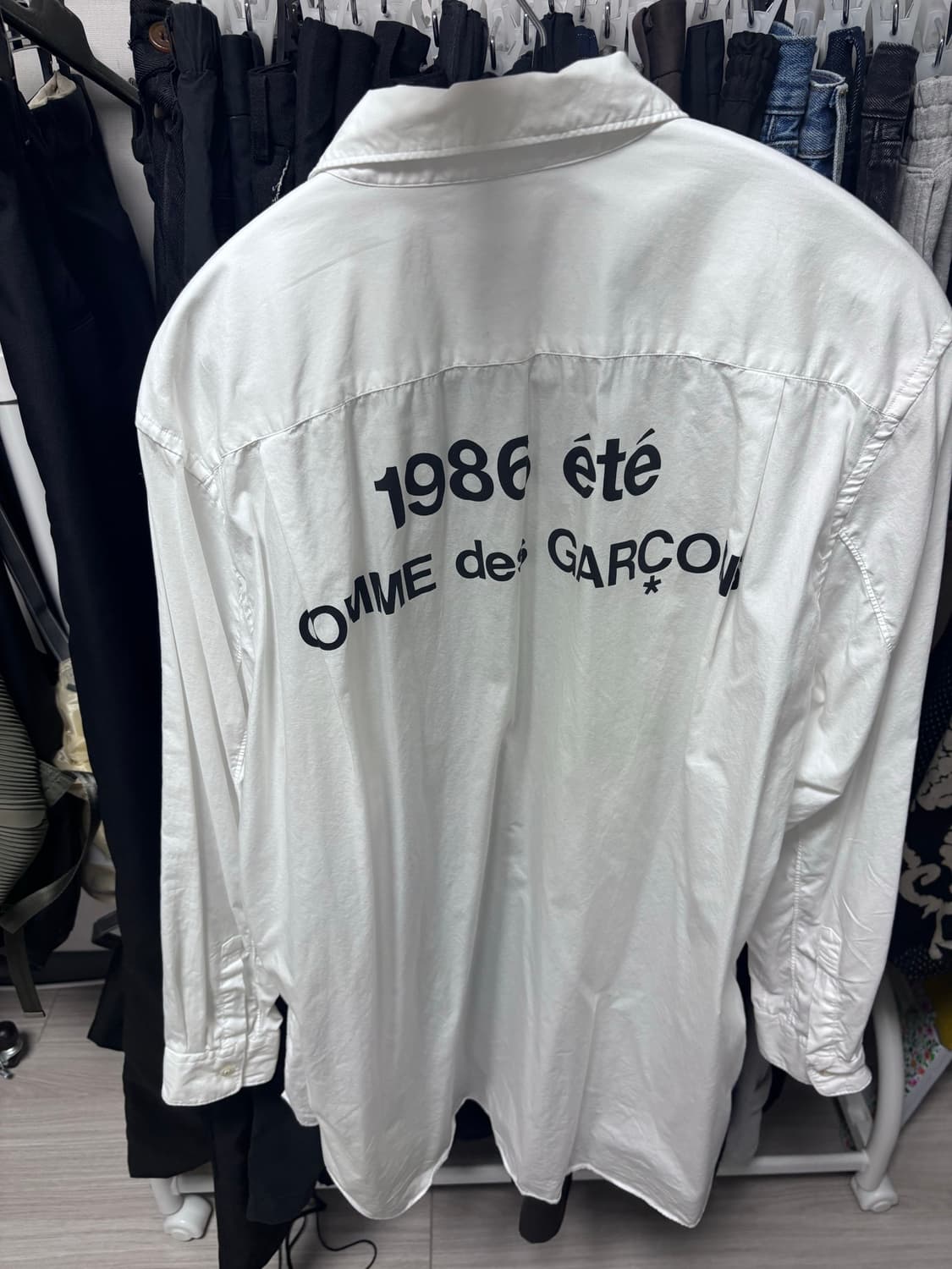 Cdg 아카이브 로고셔츠 xl 상품이미지1