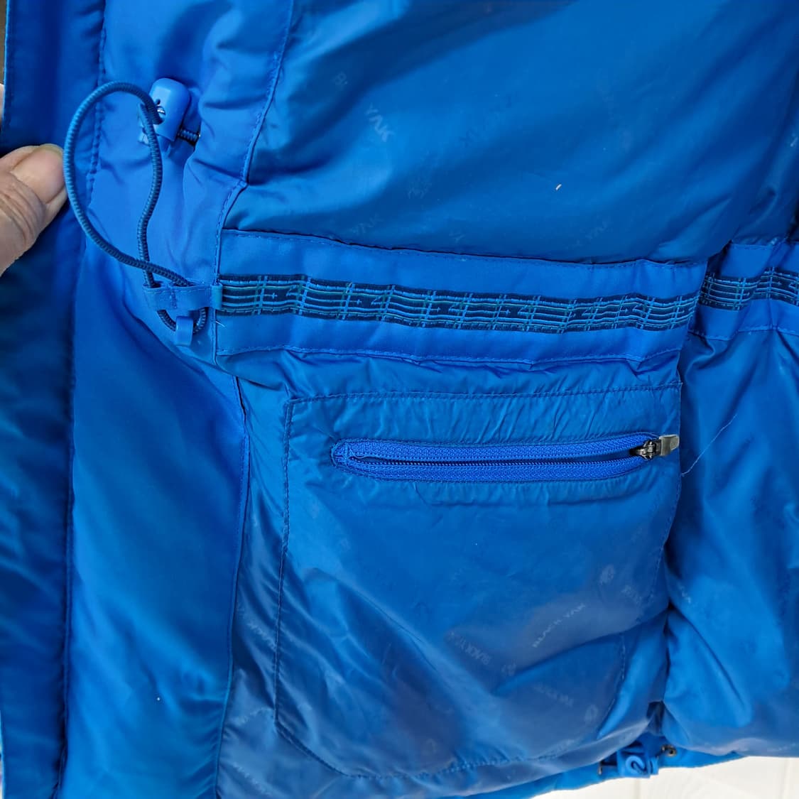 블랙야크 파란색 구스고어텍스 패딩 ,90 상품이미지6