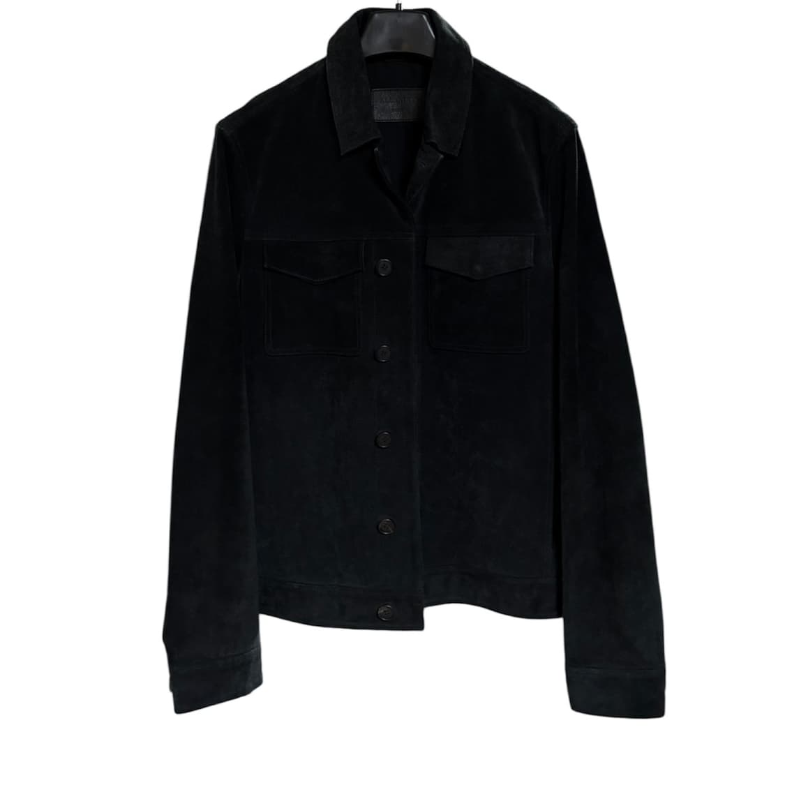 올세인츠 블랙 스웨이드 트러커M 상품이미지1