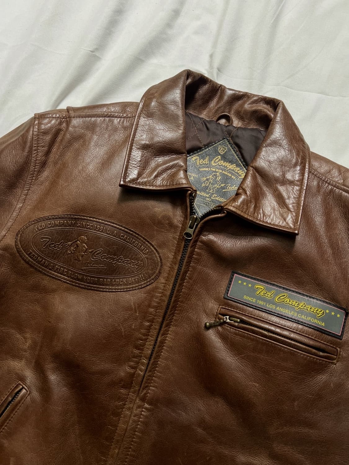 테드컴퍼니 라이더자켓 가죽자켓 상품이미지7