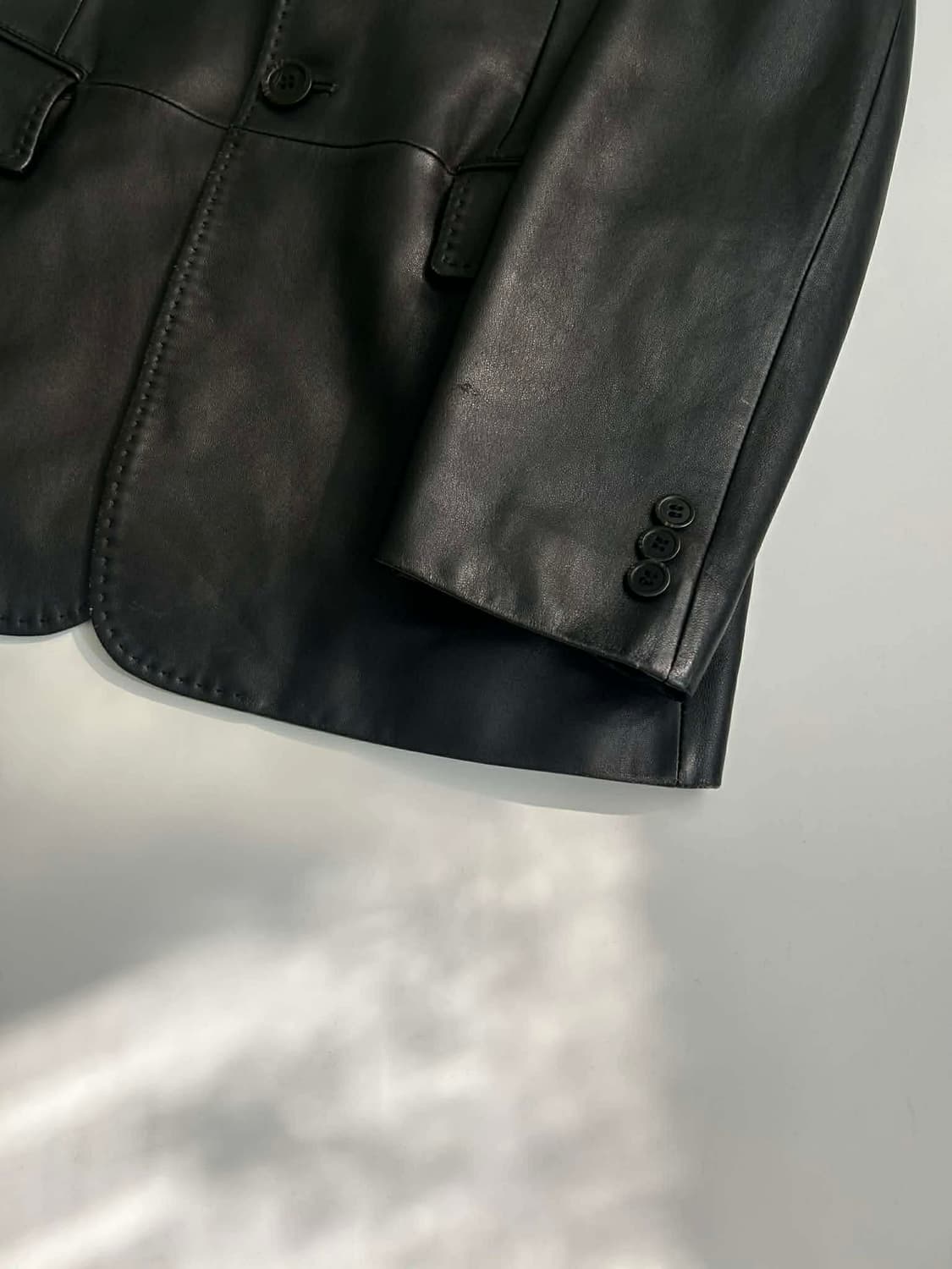 [100] Wilshire 프리미엄 양가죽 2B 테일러드 블레이져 자켓 상품이미지9