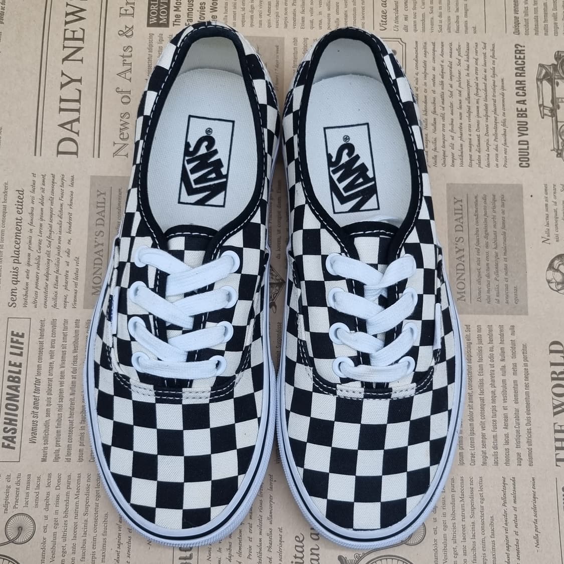 반스 클래식 체커보드 스니커즈230 상품이미지2