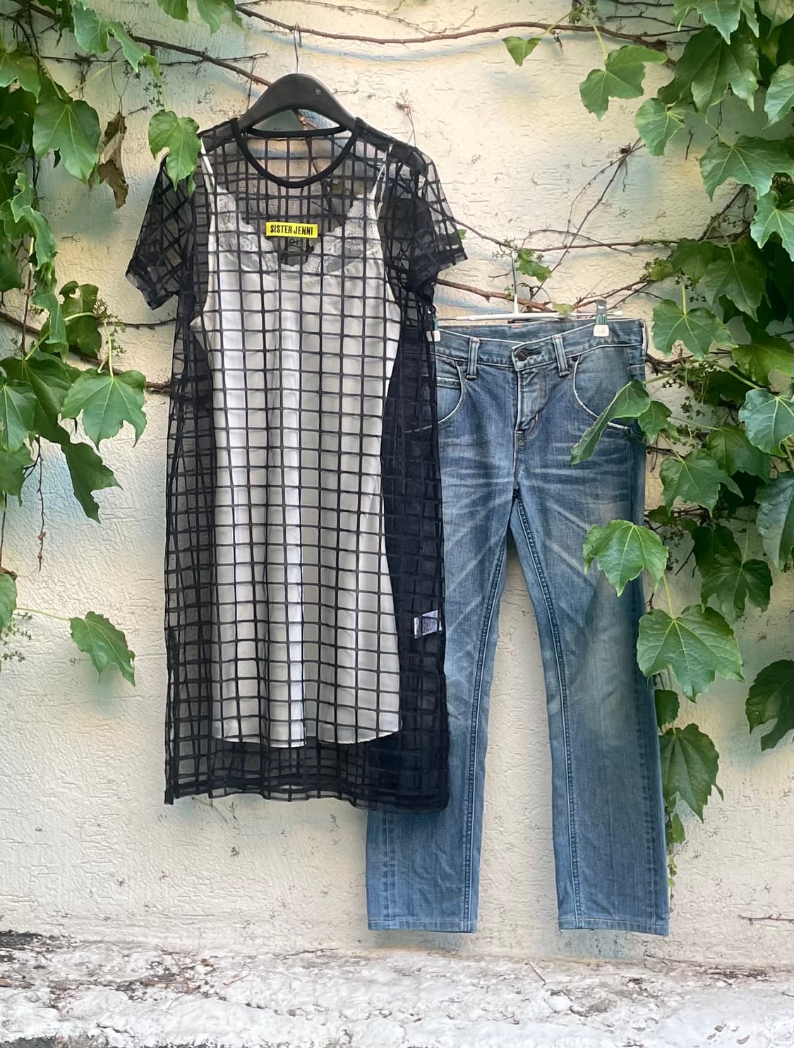 Japanese Vintage SISTER JENNI  메시 원피스 상품이미지2