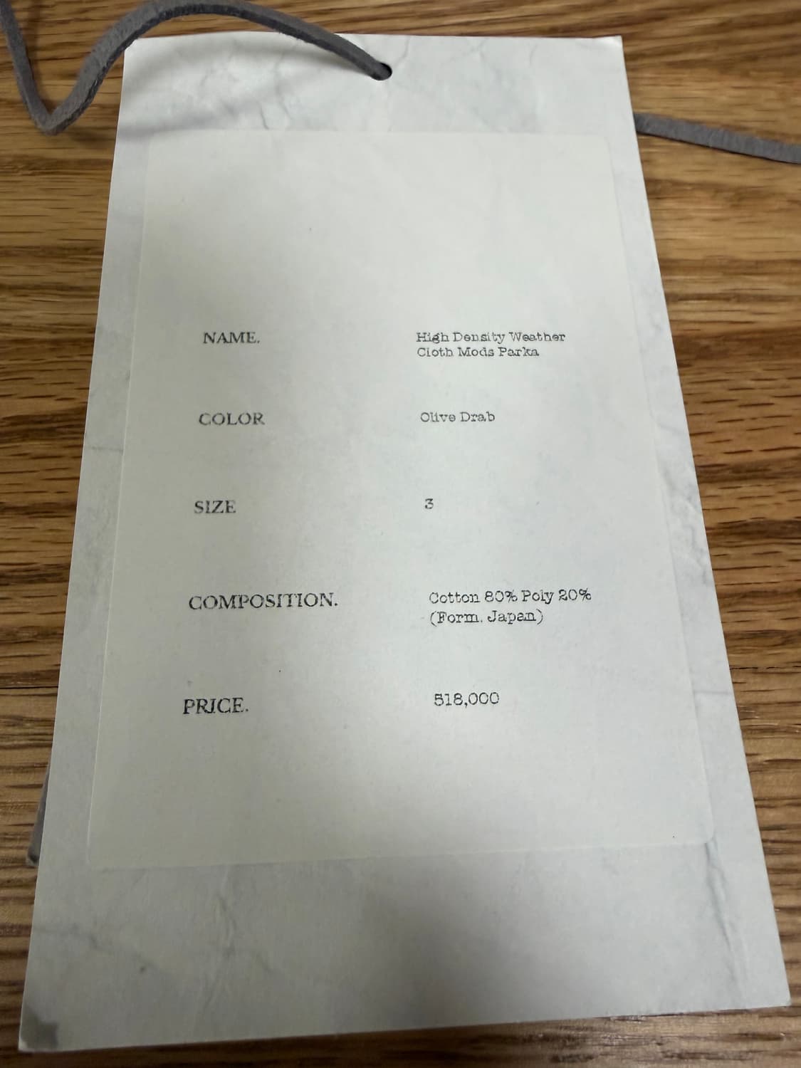 아워셀브스 24SS 모즈파카 올리브 + 블랙 라이너 3사이즈 상품이미지5