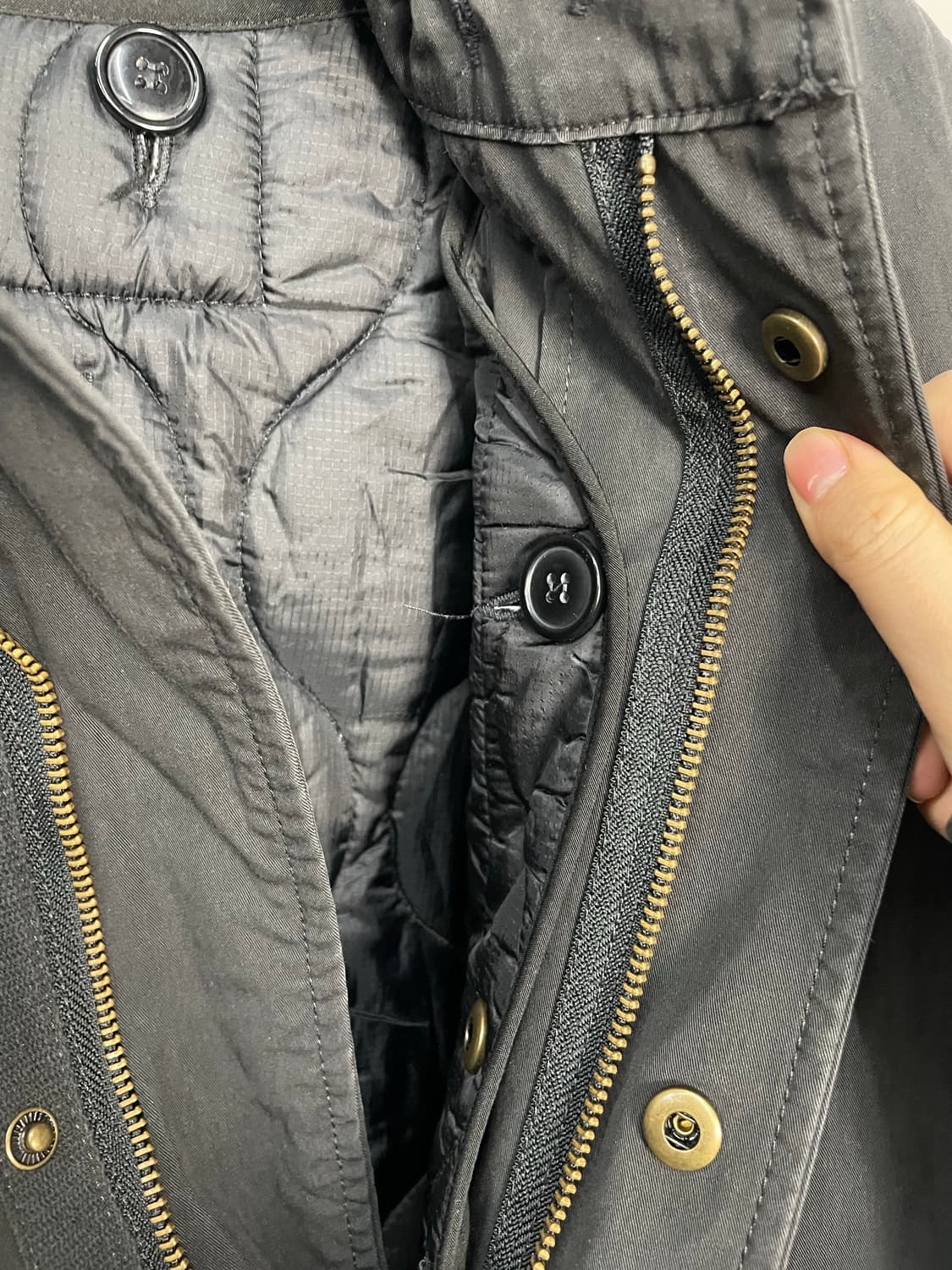 프리즘웍스 M65 블랙 파카 H2165 상품이미지4