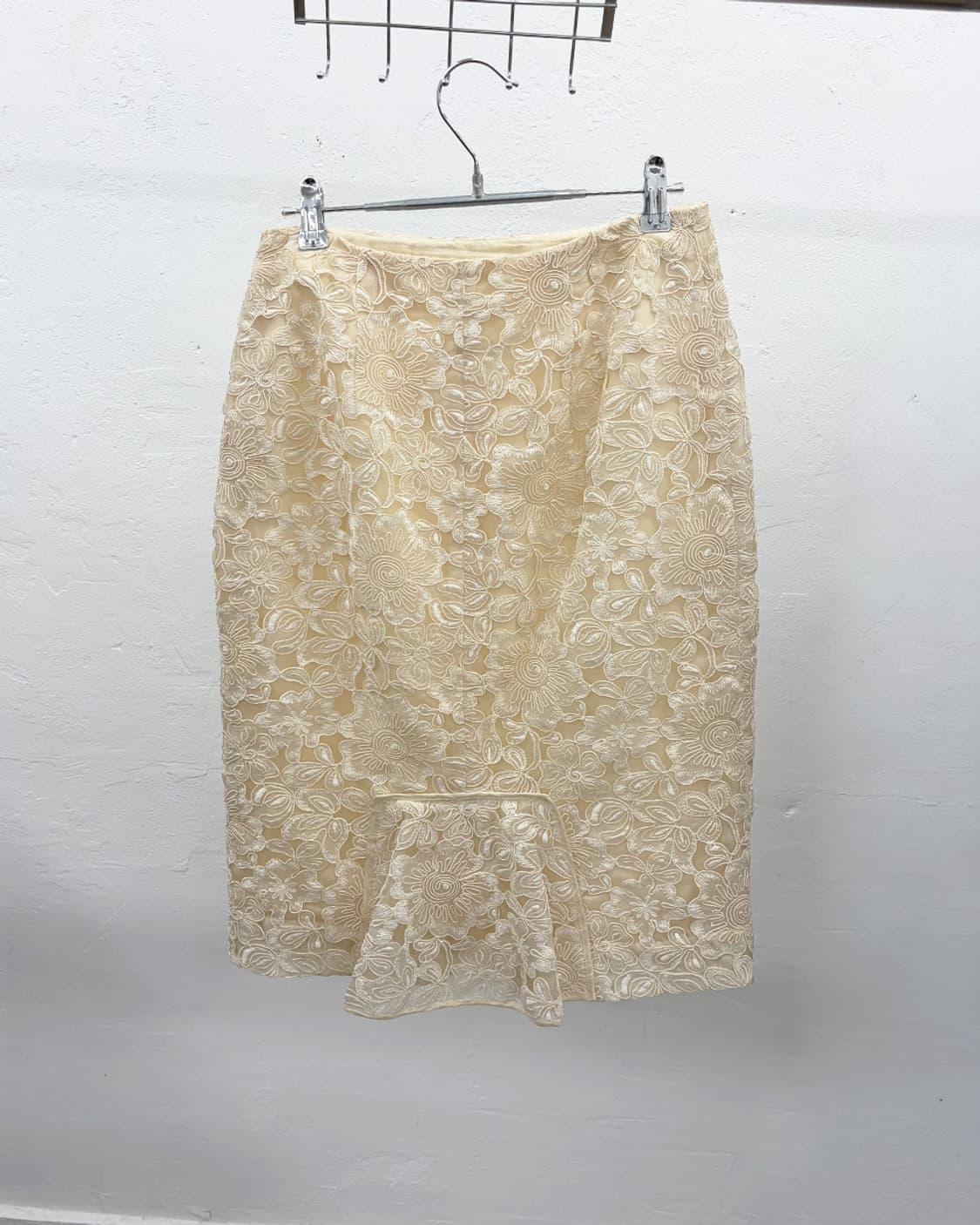 플로럴 실크 스커트 상품이미지2