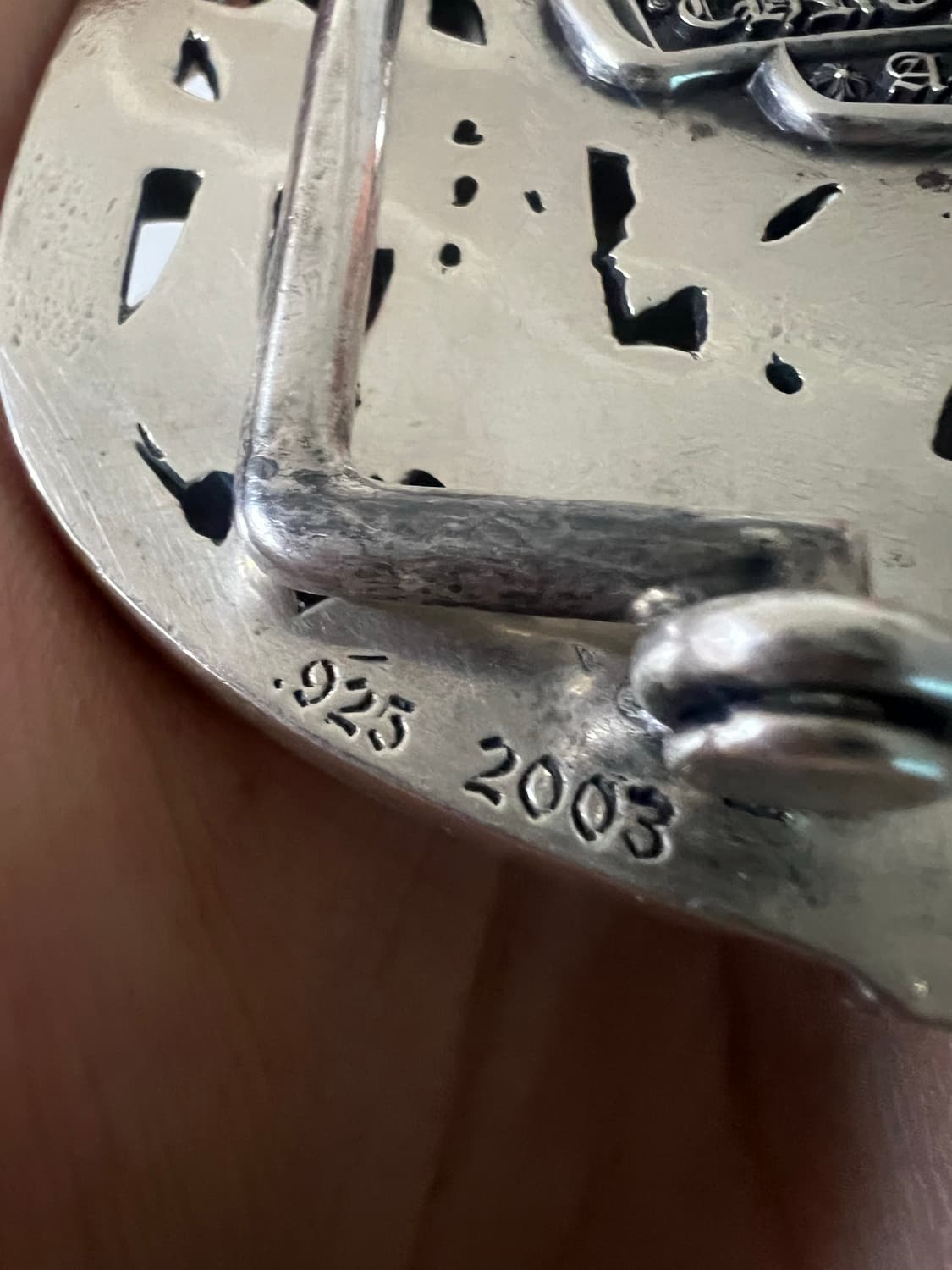 교신가능)크롬하츠 세메터리 벨트 38 상품이미지6