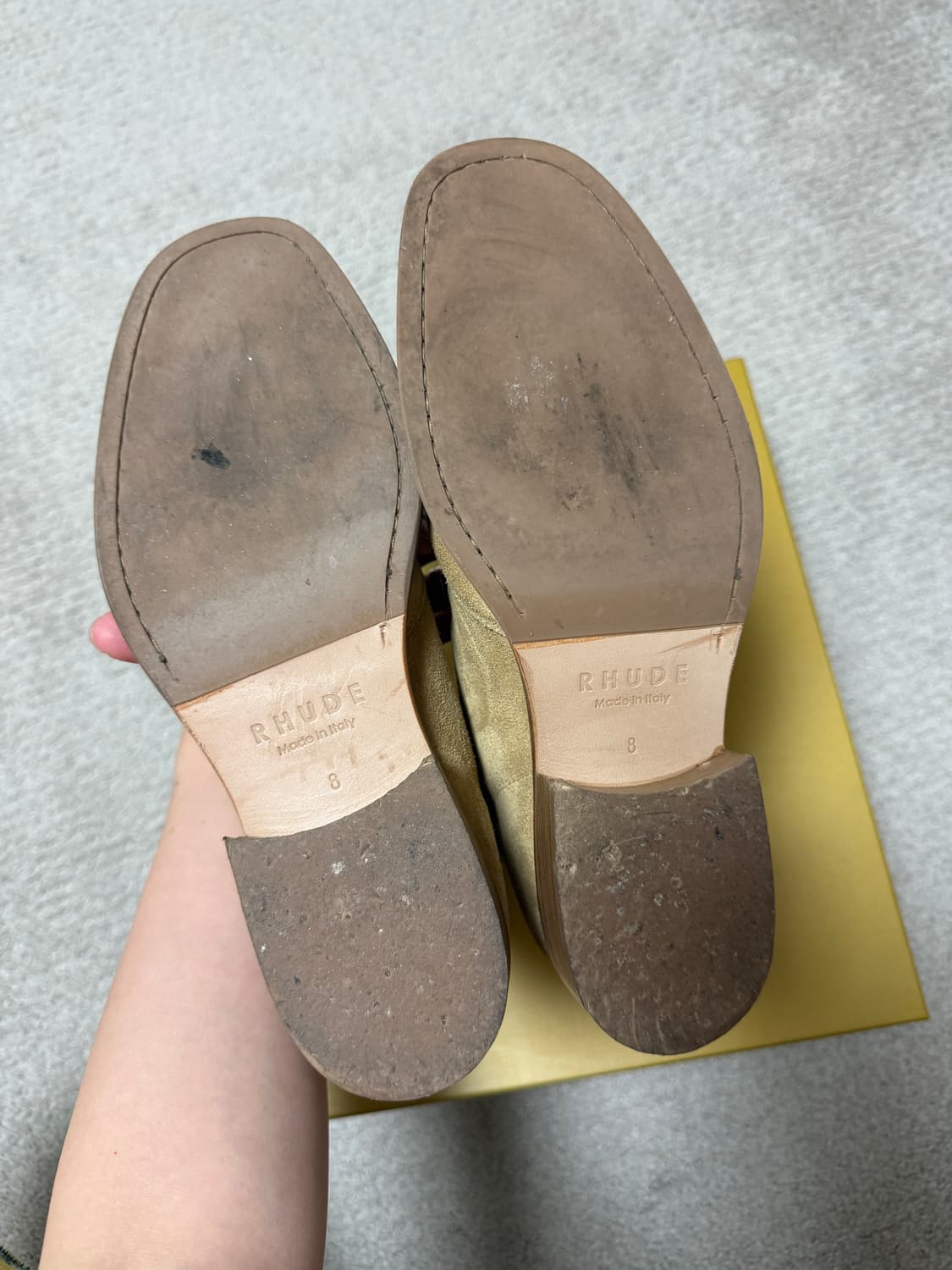 루드(RHUDE) 스웨이드 부츠 상품이미지5