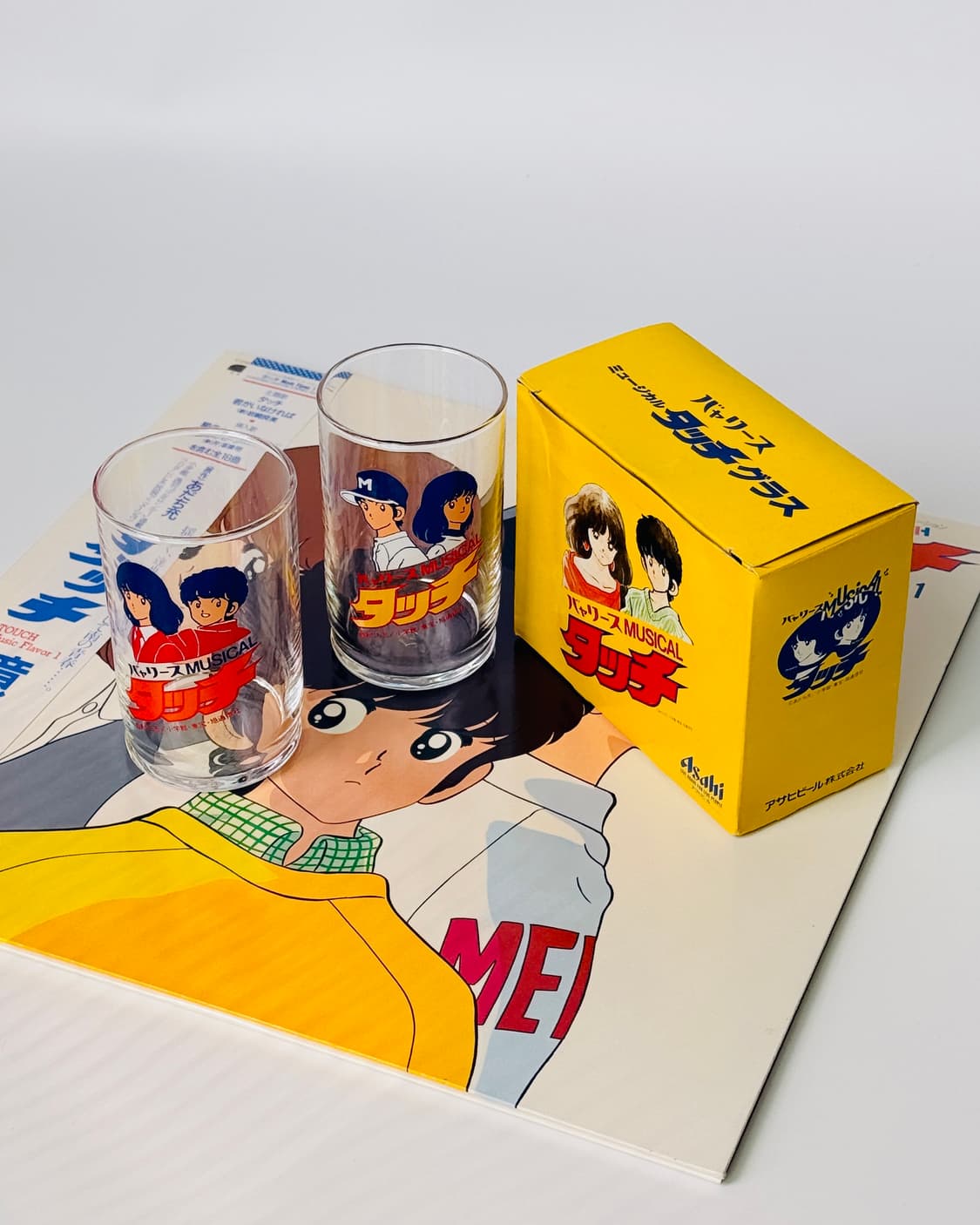 빈티지 컵 | 애니메이션 터치 유리 컵 상품이미지1