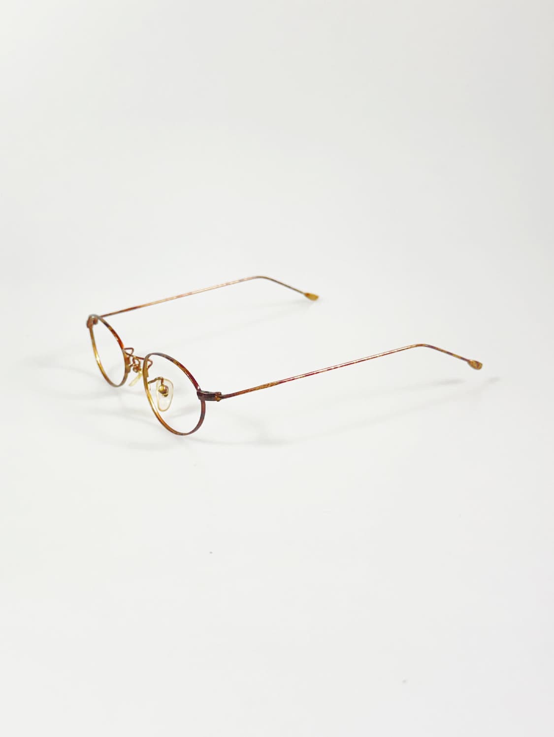 토터스쉘 슬림 오벌 메탈 프레임 빈티지 안경 상품이미지3