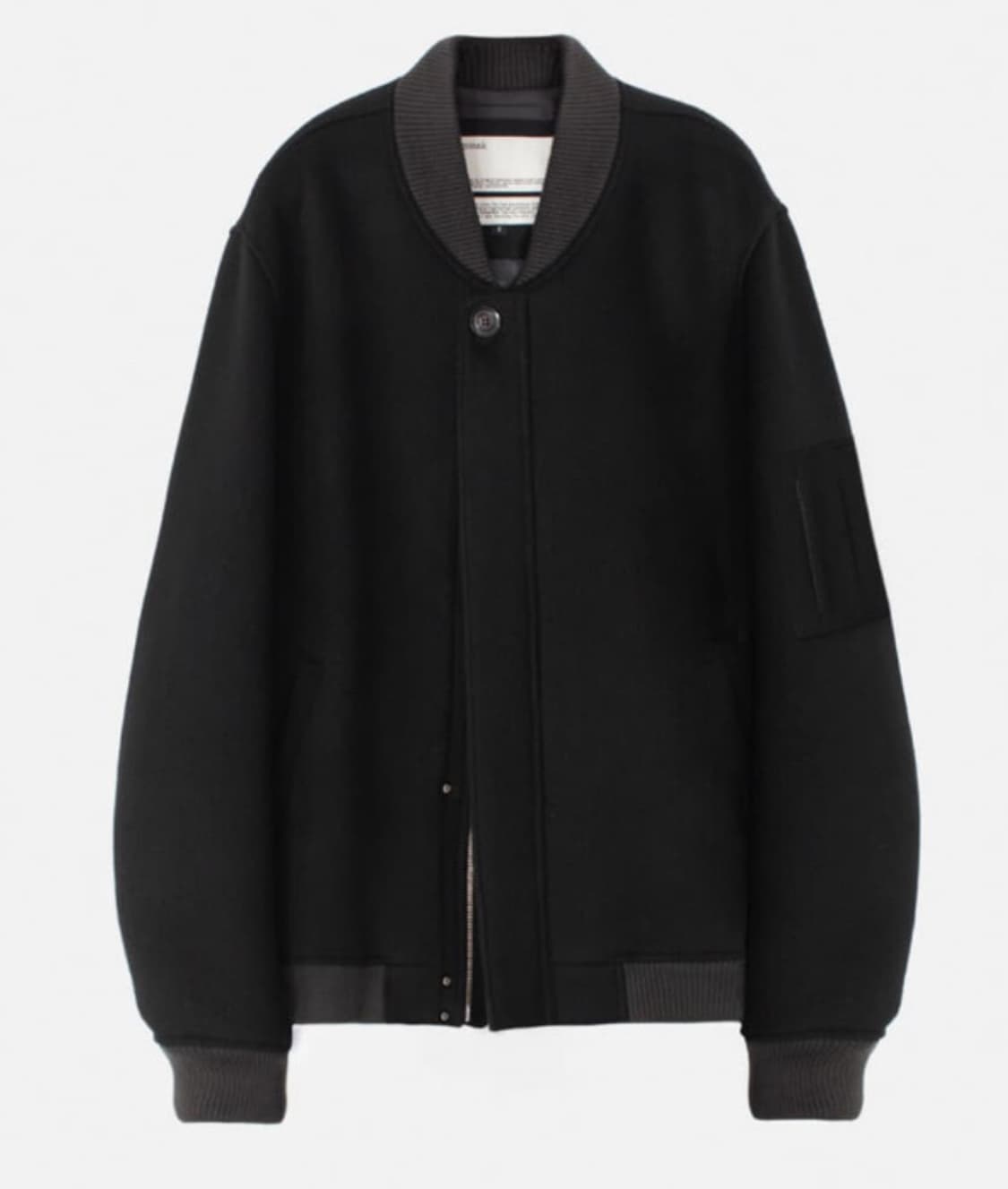 고낙 울 스타디움 자켓 블랙 2(M)사이즈 상품이미지1