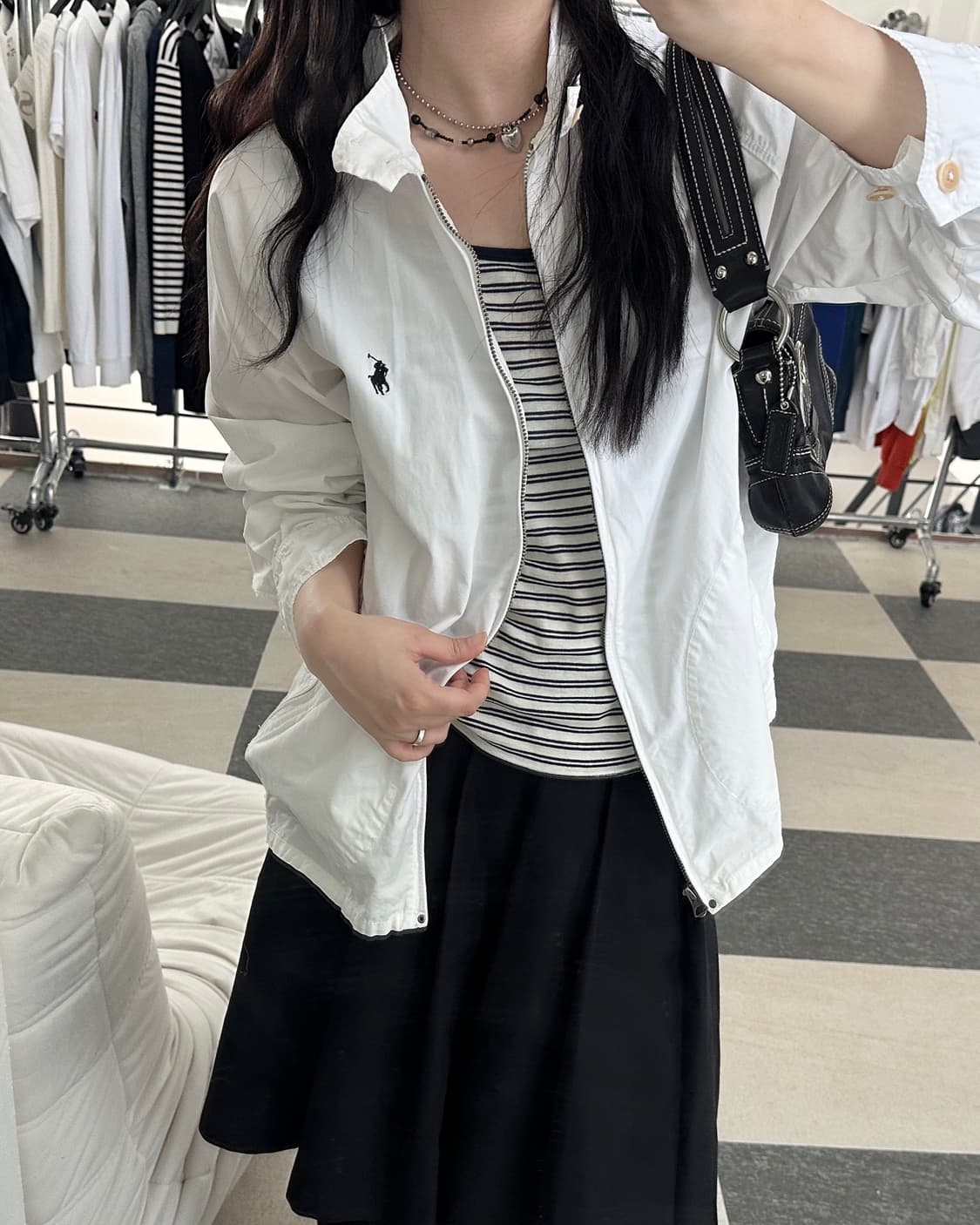 폴로 랄프로렌 화이트 바라쿠타 해링턴 자켓  상품이미지9