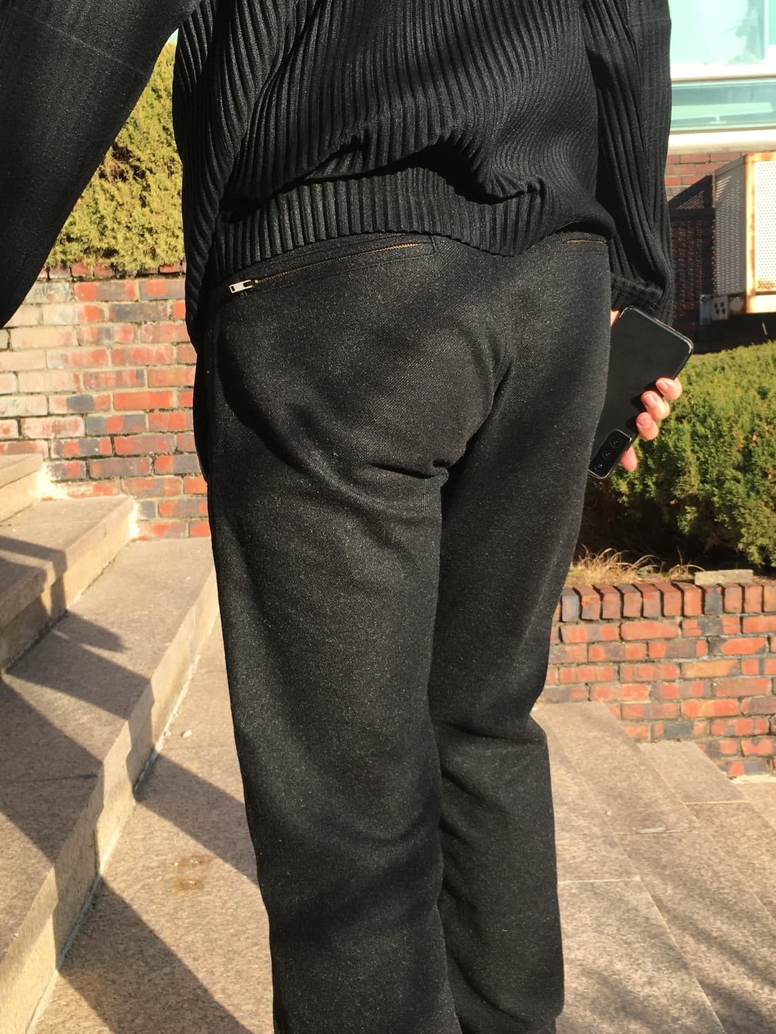 꼼데가르송 옴므 울 팬츠 상품이미지4