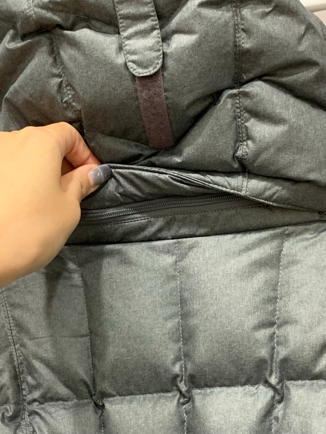 노스페이스 여성 구스 롱패딩 95(M-L) 55-66초 상품이미지4