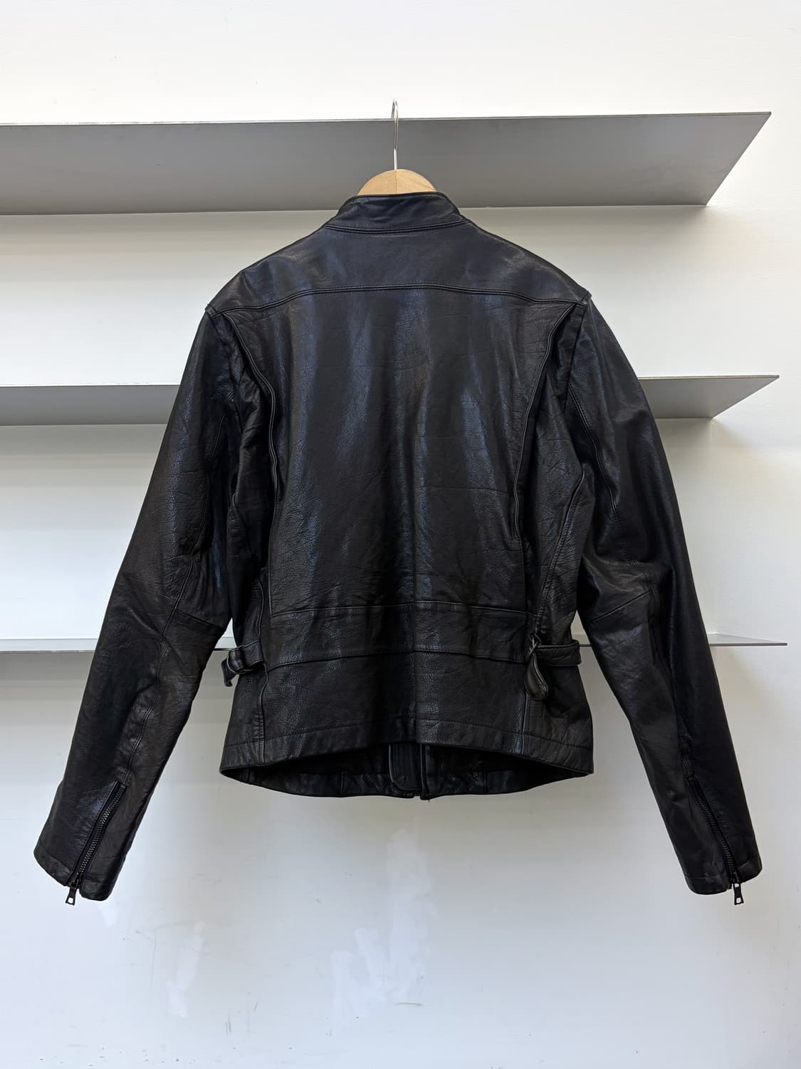 바나나리퍼블릭 카우 레더 바이커 자켓 상품이미지6