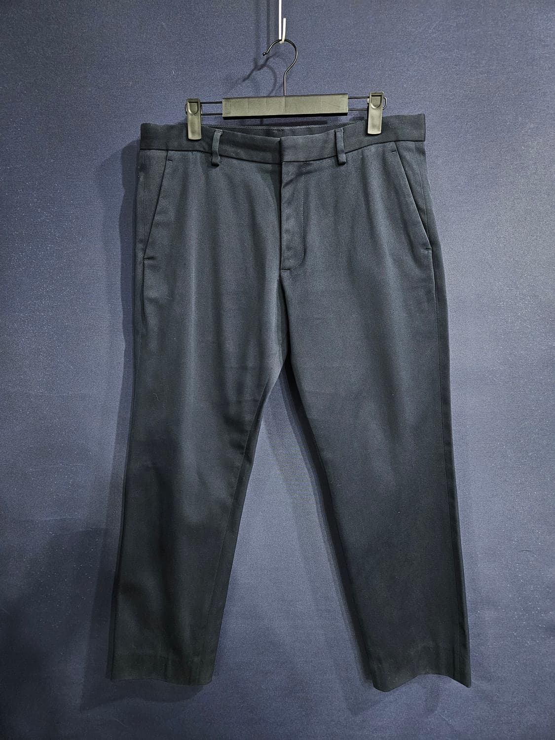 코스 네이비컬러 남성 허리 32 9부 슬랙스 면바지  상품이미지1