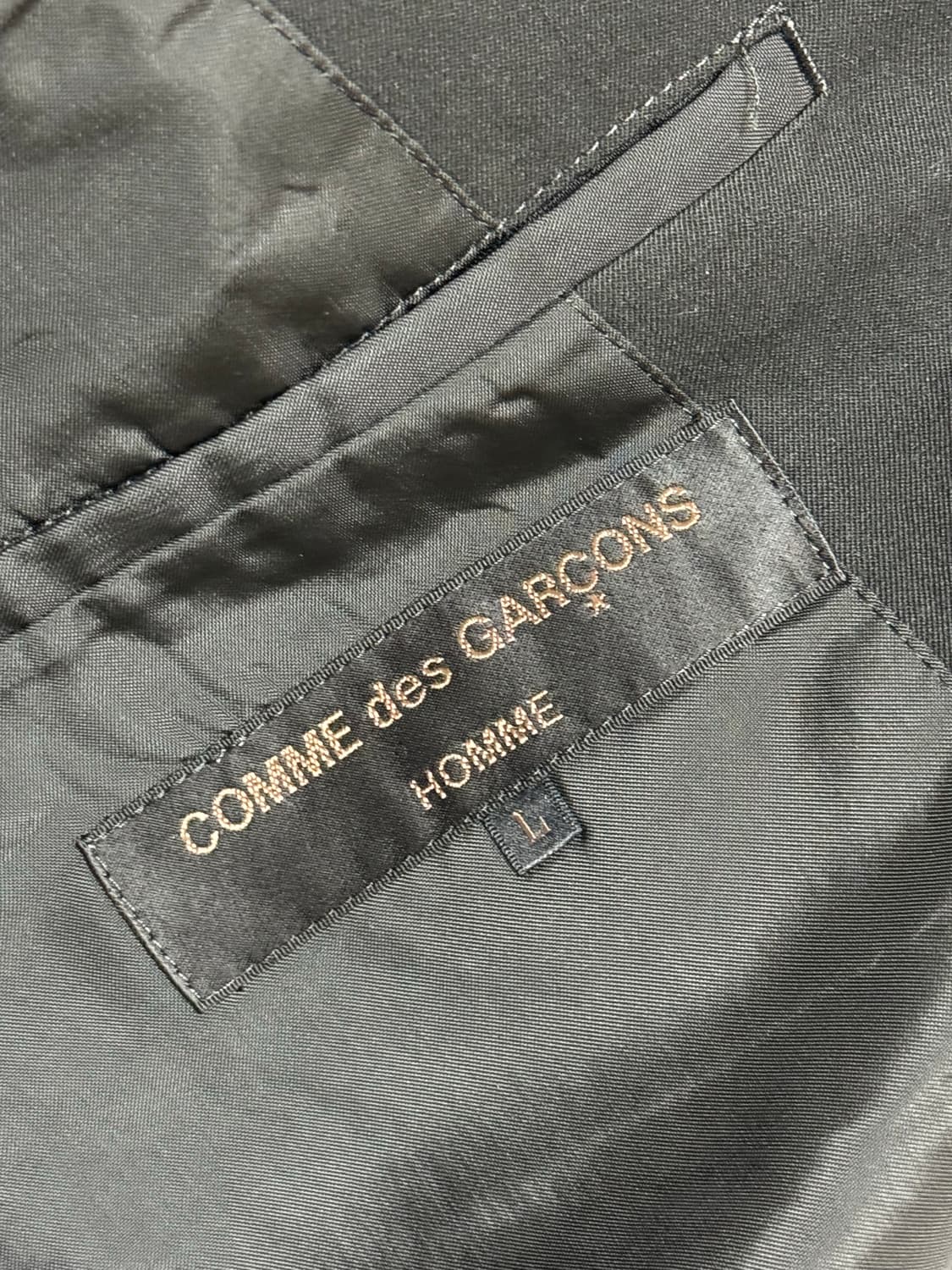 [L] 꼼데가르송 옴므 3버튼 블레이저 상품이미지3