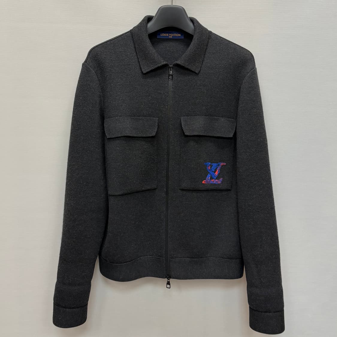 루이비통 LV 자수 니트 포켓 집업 자켓 (100)  상품이미지3
