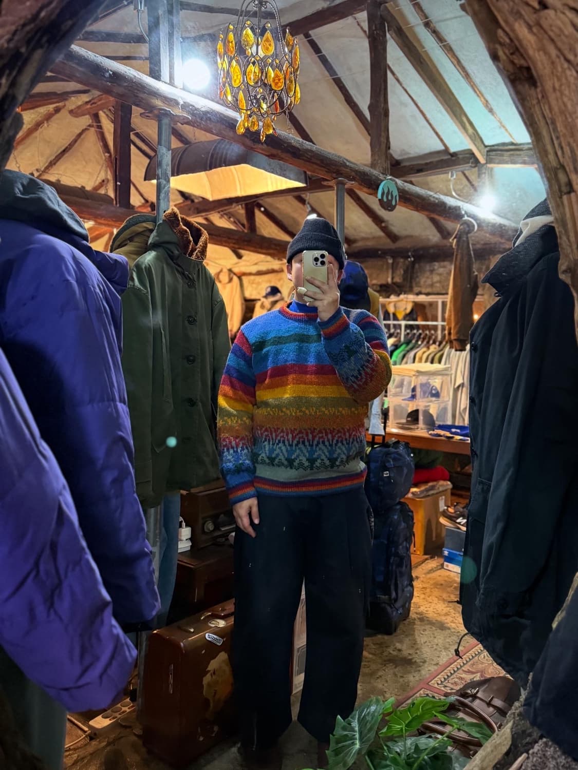 1990’s L.L.Bean Wool Navajo Knit 상품이미지9