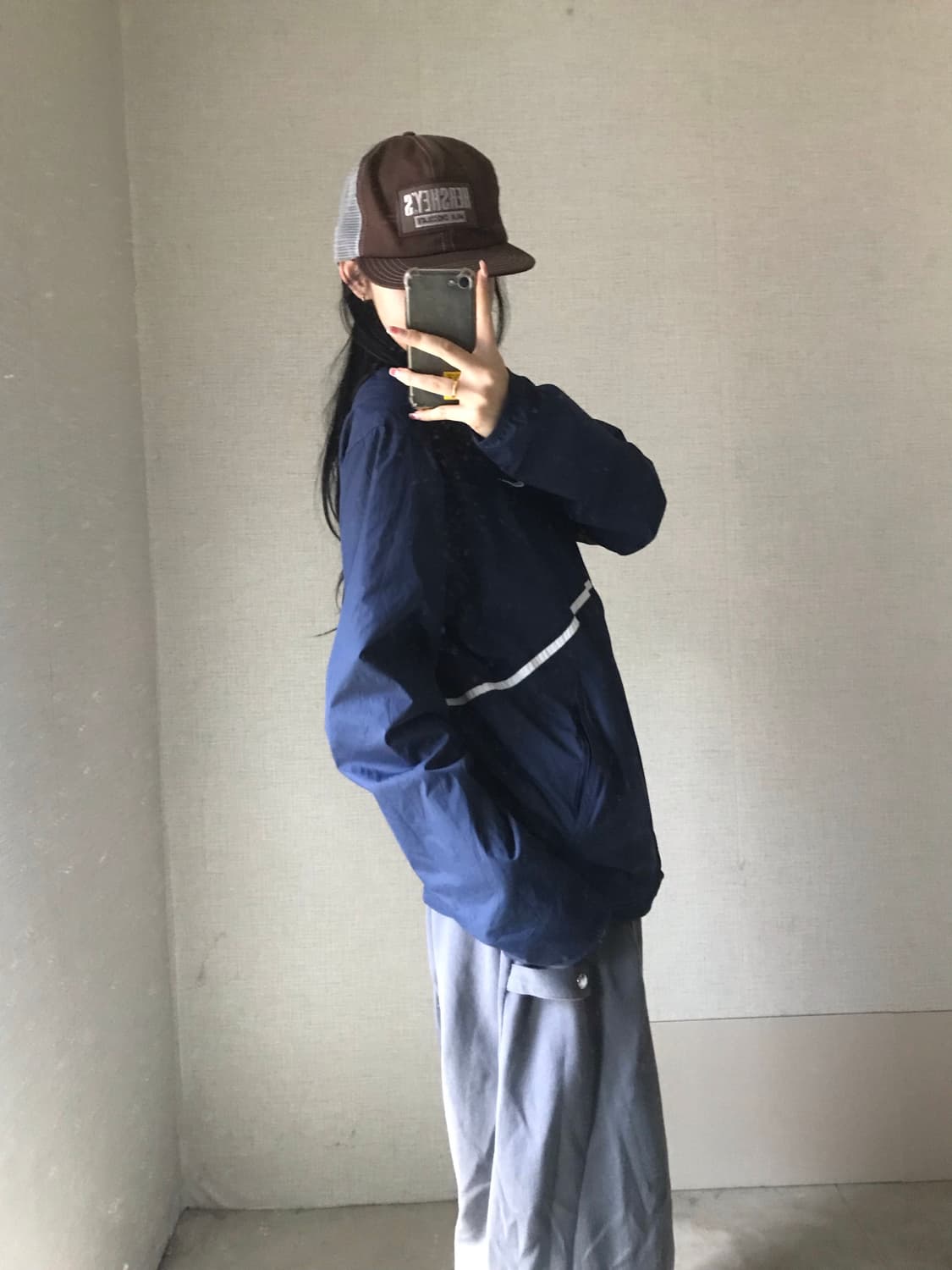 나이키 네이비 바람막이 상품이미지4