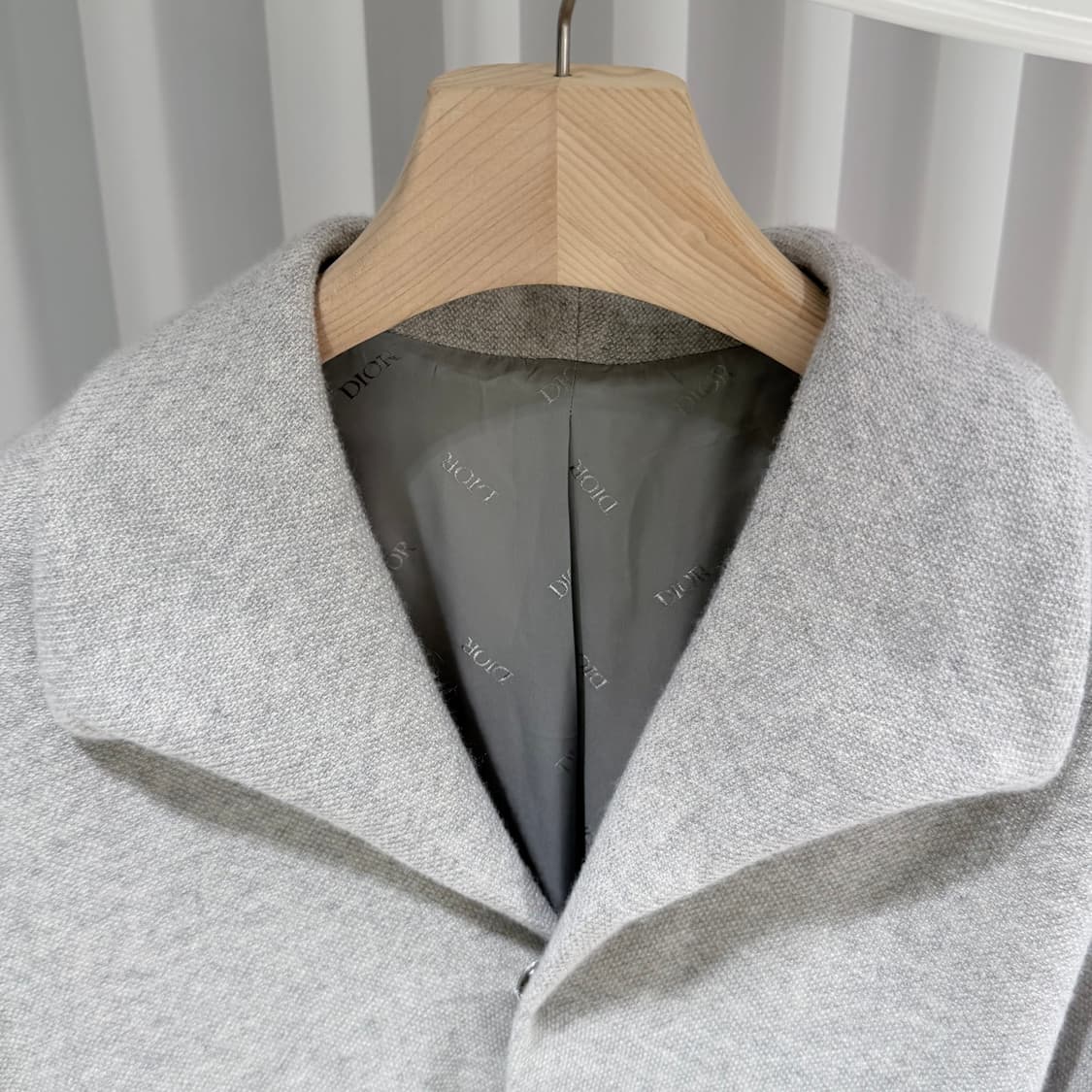 (A+/L) / 디올 캐시미어 니트 크롭 자켓 그레이 상품이미지5