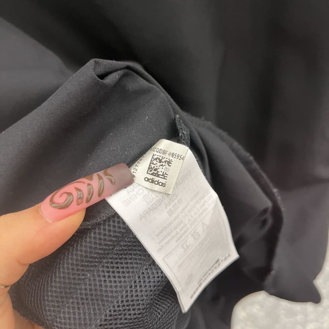 아디다스 올드스쿨 빈티지 Y2K 검흰 져지 집업 M C11740 상품이미지7