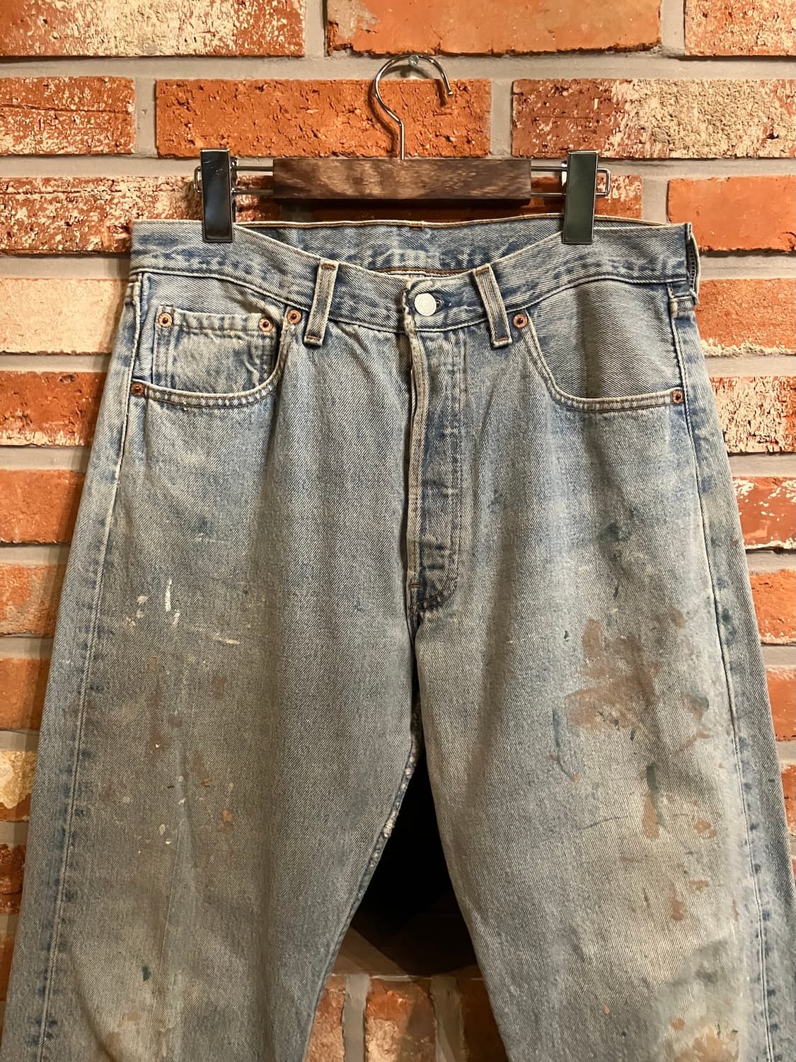 90s USA 빈티지 리바이스 501 데님 팬츠 상품이미지3