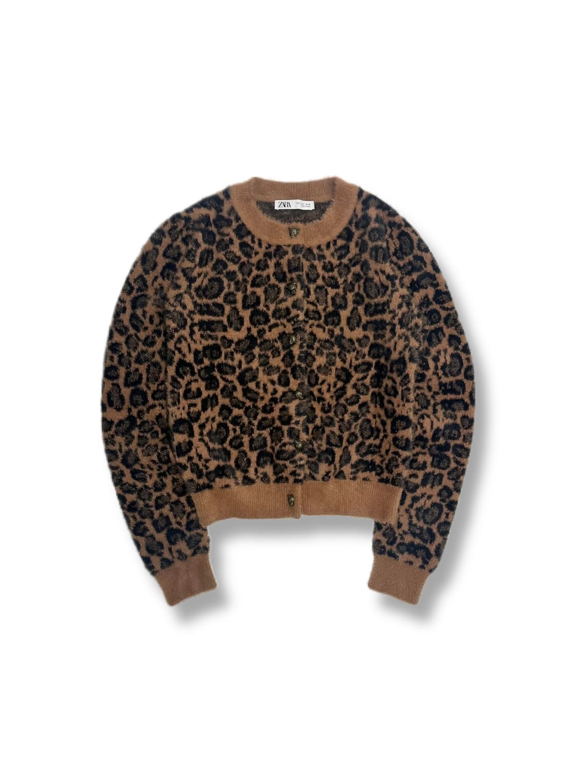 자라 zara 레오파드 호피 가디건 상품이미지1