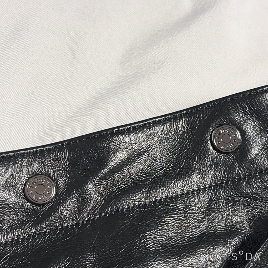 분크 퍼펙 버튼 업 소프크 호보 상품이미지8