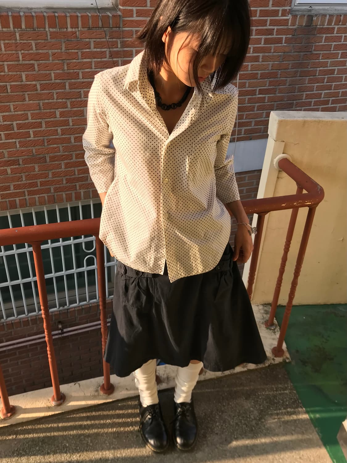 Beams boy button skirt 상품이미지4