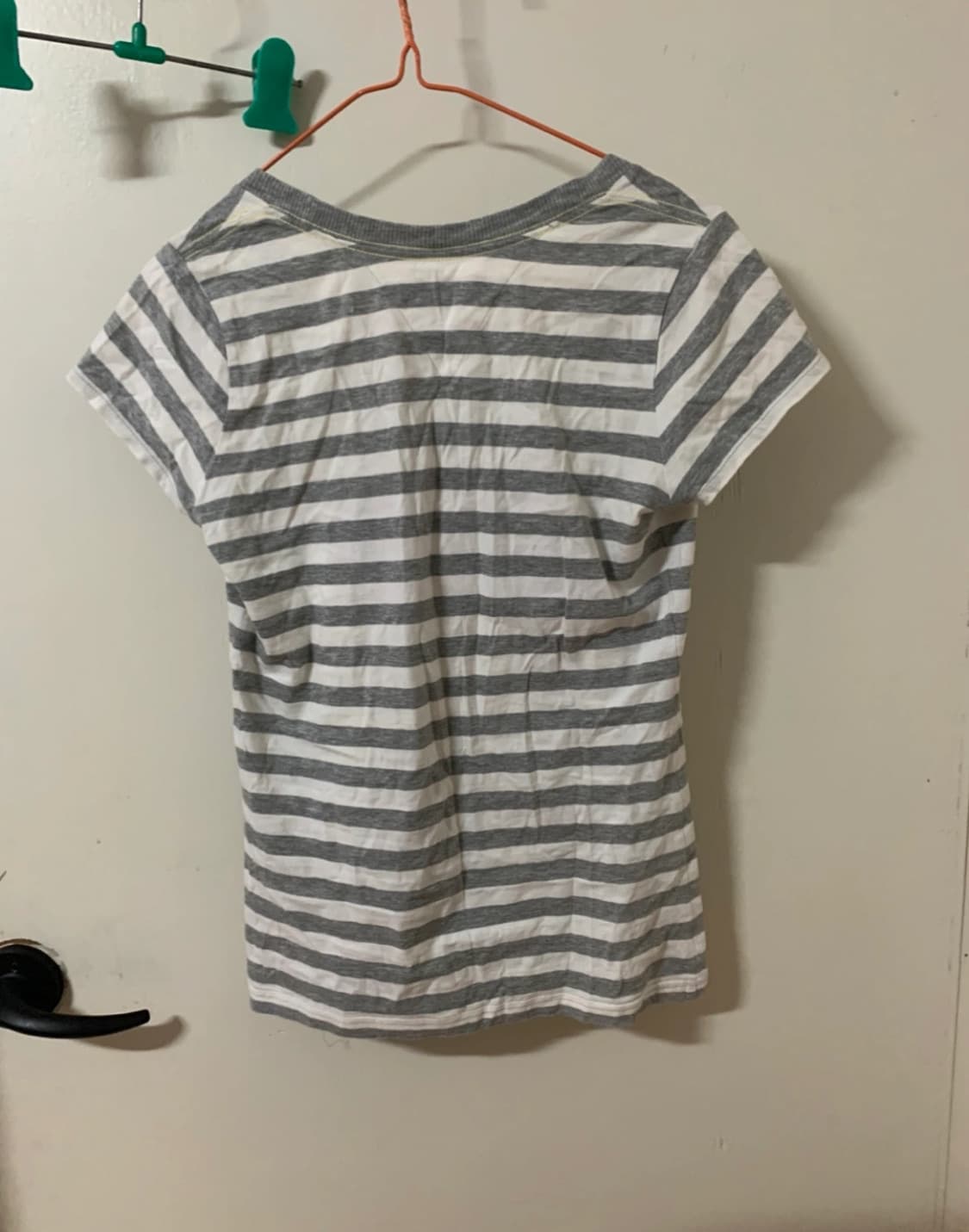 Tommy Girl 스트라이프 반팔티 XS 그레이 상품이미지2